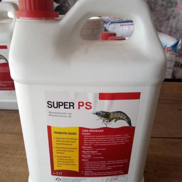 New Probiotik Udang&Ikan Super Ps 5Lt Original