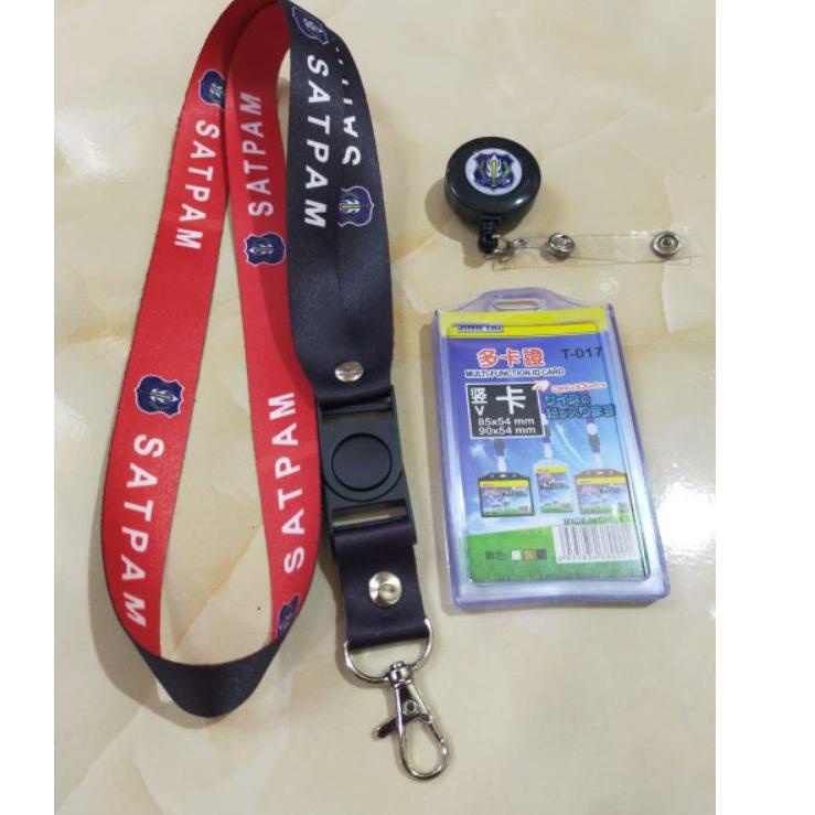 

Kejutan Populer (READY STOCK) Set Tali id card + Yoyo Satpam Security