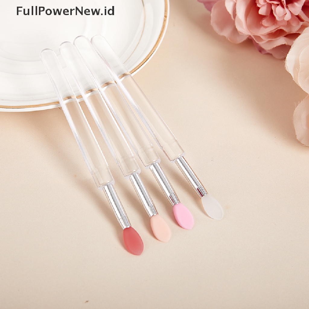 Power1/5pcs Aplikator Lip Gloss Portable al Kuas Bibir Silikon ID