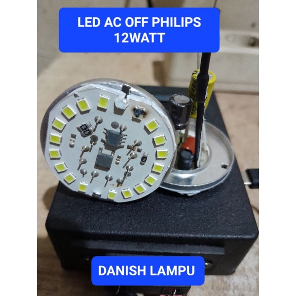 Pcb Led ac bekas Lampu philips mati /off 12watt