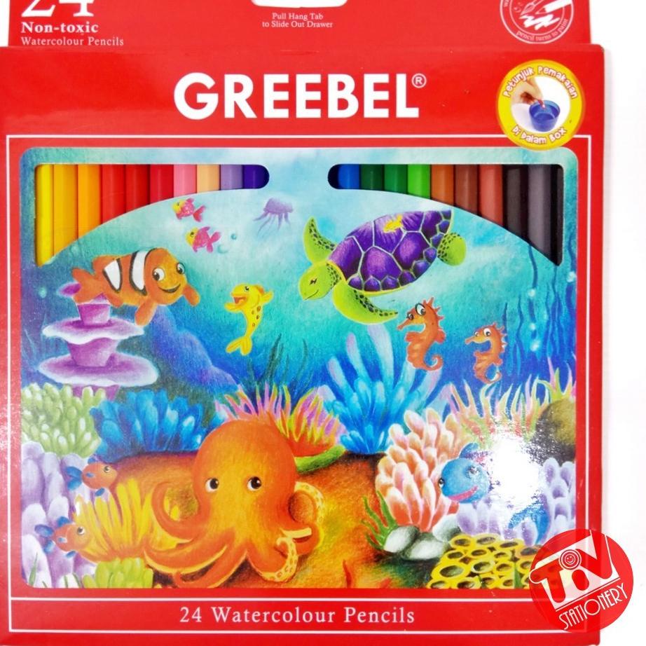 

Promo Pensil Warna GREEBEL Watercolour 24 Warna