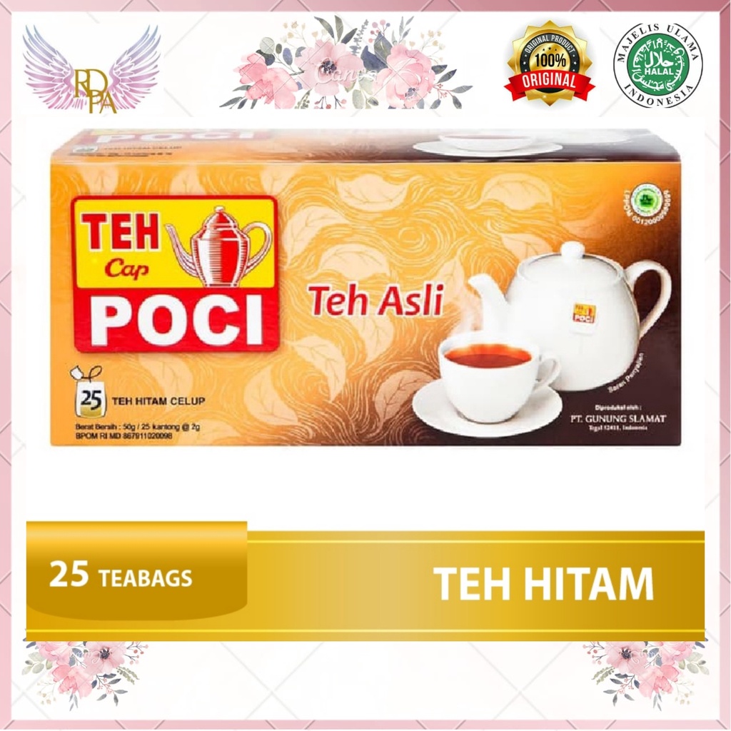 

Teh Celup Cap Poci Wangi Teh Asli 25 Bags. Teh Poci Melati. Teh Poci Teh Asli Teh Hitam