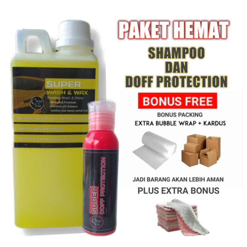 Paket Doff Protection dan Shampoo Motor