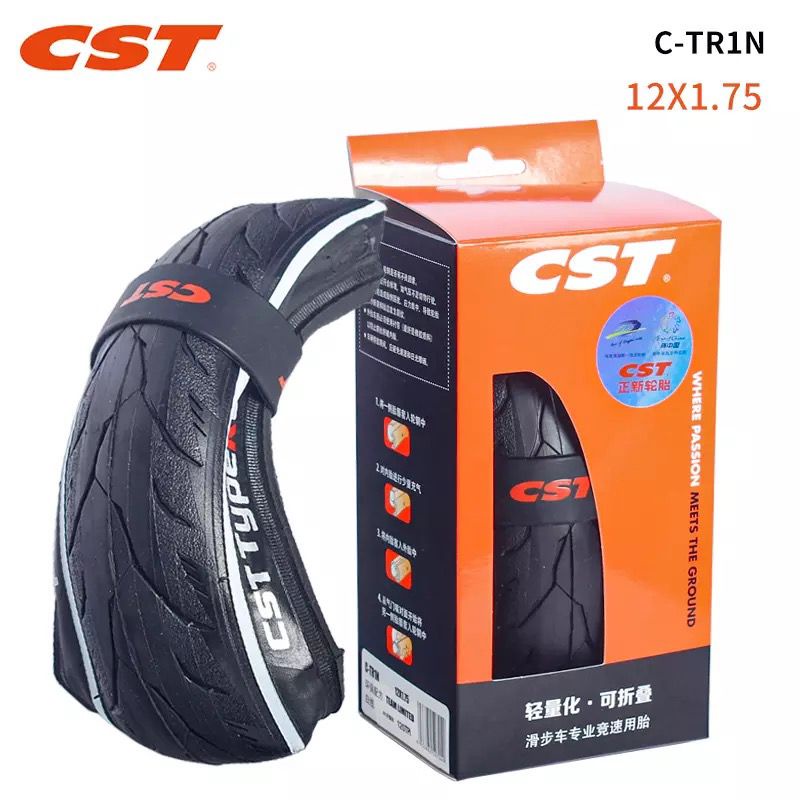 Ban Luar ban dalam CST 12 inch PUSHBIKE pushbike || BALANCE BIKE || MERK CST TYPE RACING Team limite