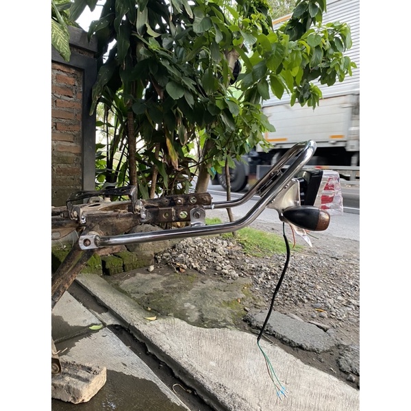 BEGEL BEHEL SET SEIN NINJA ORI PANGKON DUDUKAN LAMPU BELAKANG STOP LAMP STOPLAMP STOPAN BENING GL 10