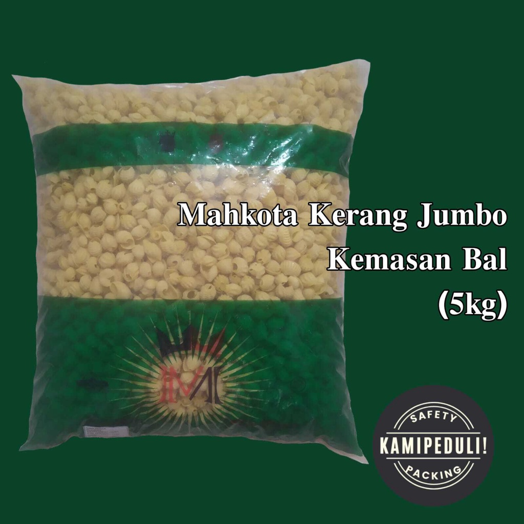 

MAKARONI KERANG JUMBO MERK MAHKOTA KEMASAN BAL