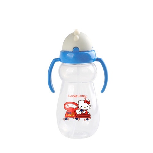 Gelas Minum Bayi Anak Botol Sedotan Lusty Bunny Hello Kitty Training Cup With Straw