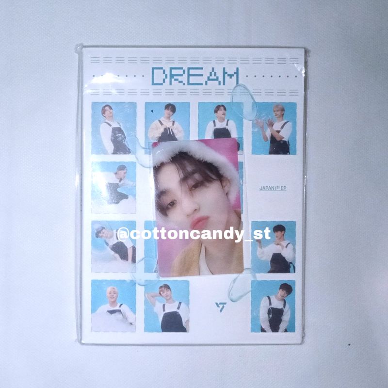 [READY STOCK] ALBUM JAPAN SEVENTEEN - DREAM (CARAT VER) SEALED + POB SCOUPS