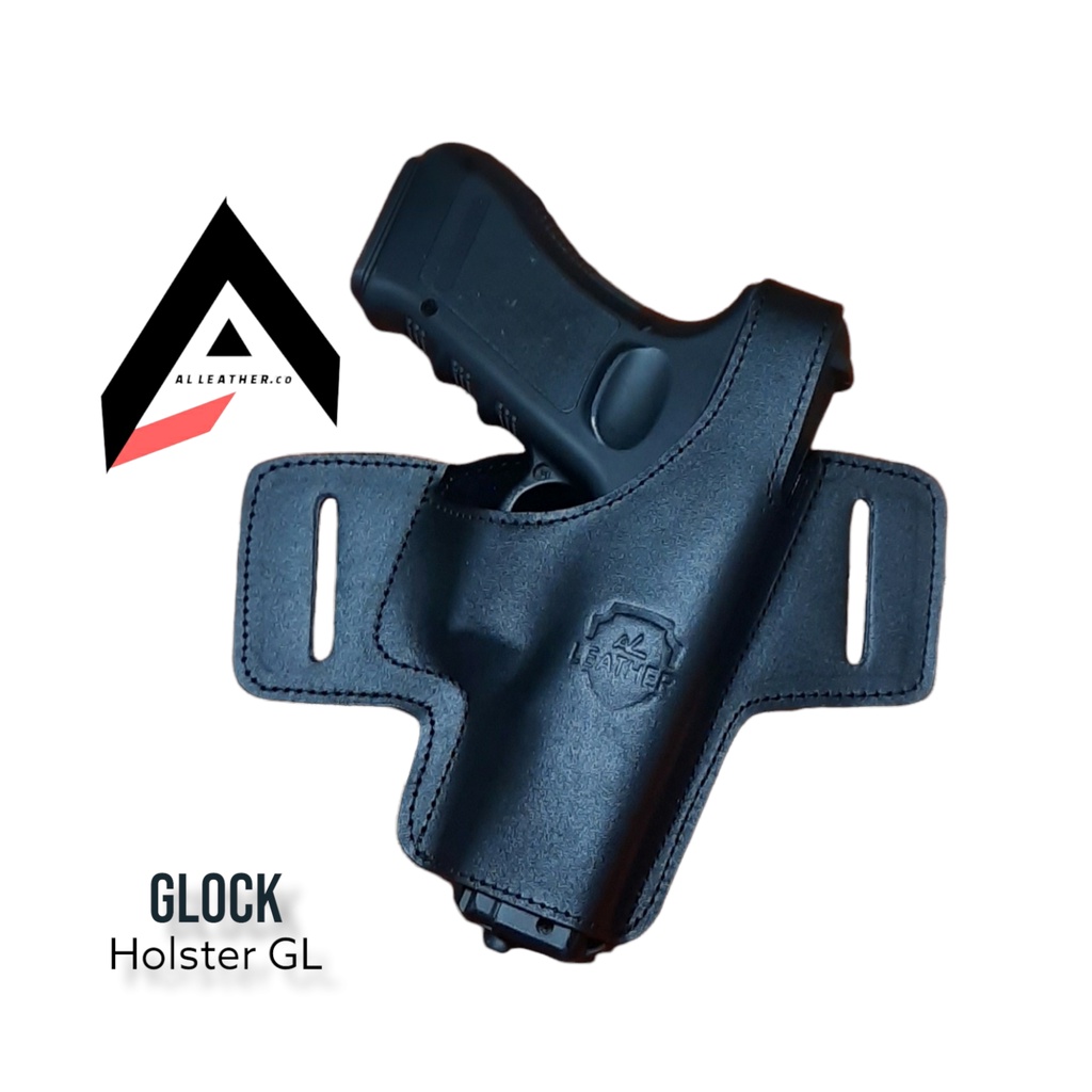 Holster Pinggang Luar Kulit Asli Sarung Pistol
