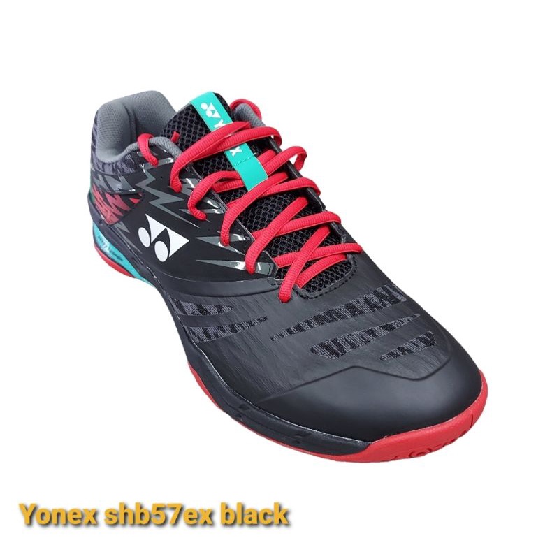 Sepatu badminton yonex shb 57 ex black