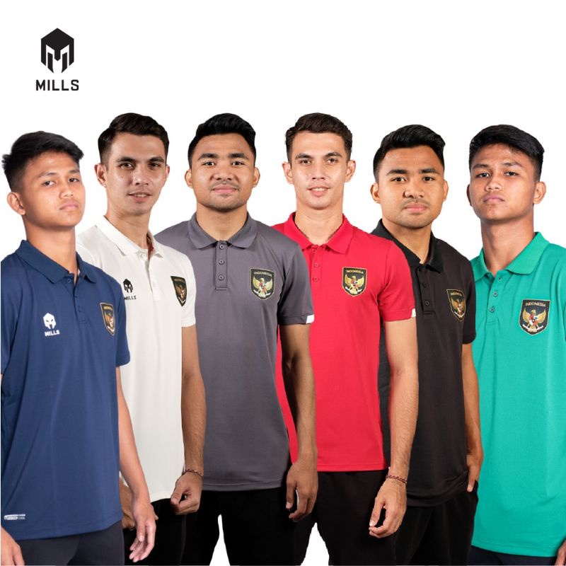 Baju Polo Shirt Timnas Indonesia Garuda 2022 17027INA (4 Pilihan Warna)