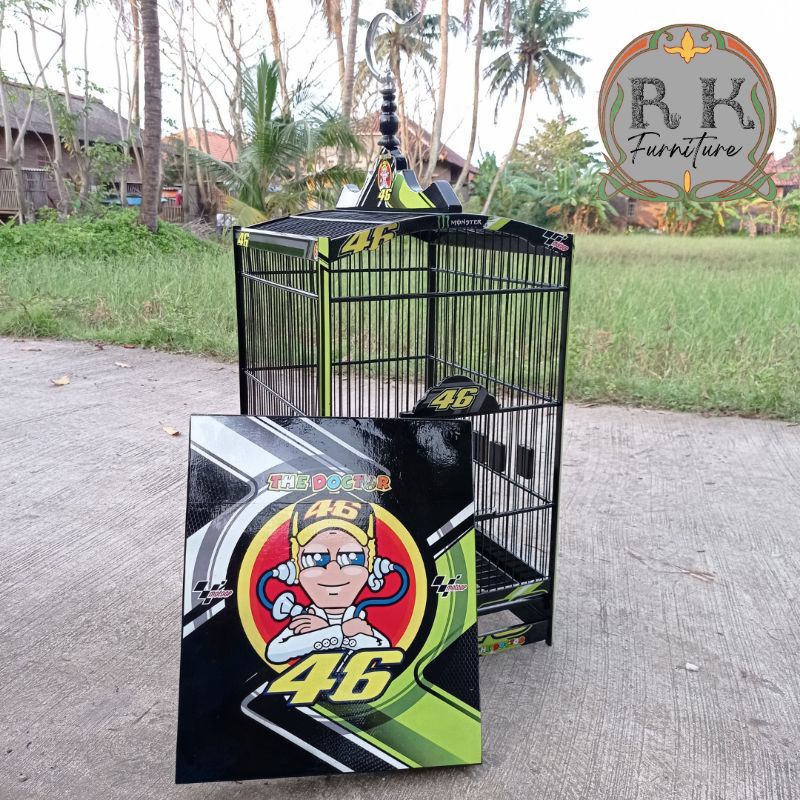 sangkar kotak replika BNR custom decal no 2