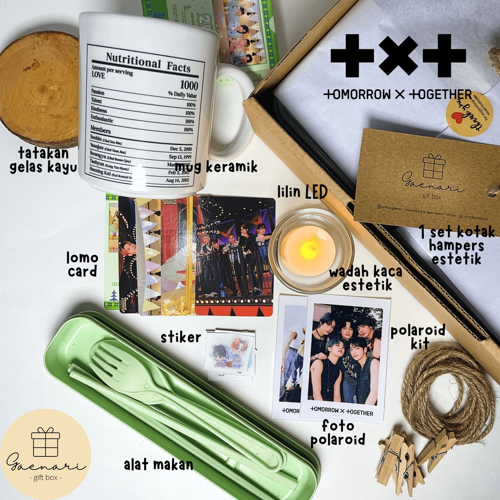 Gift Box TXT | Hampers TXT | Kado TXT | Hadiah TXT | Fan Kit TXT | Gift Box Kpop | Hampers Kpop | Ka
