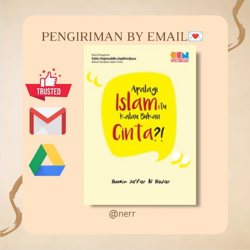 

[] Apalagi Islam Itu Kalau Bukan Cinta!