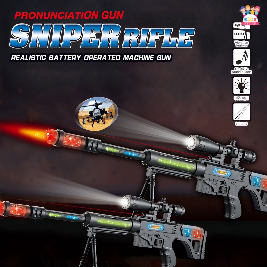 Sniper Series | Mainan Anak Laki Laki Tembak Tembakan | Pistol Mainan Anak Bunyi Dan Nyala | Mainan Terbaru 2021
