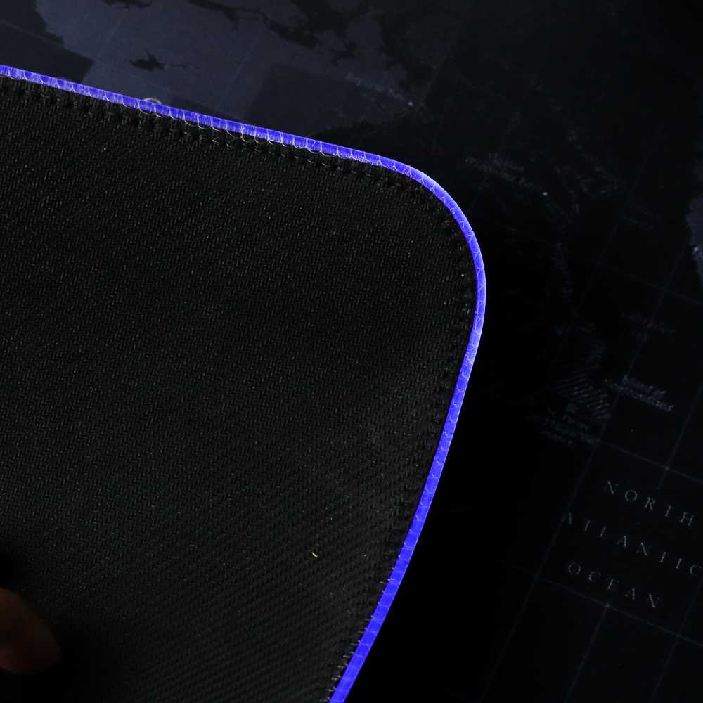 Gaming Mouse Pad XL Peta Dunia + LED RGB - GMS-WT5