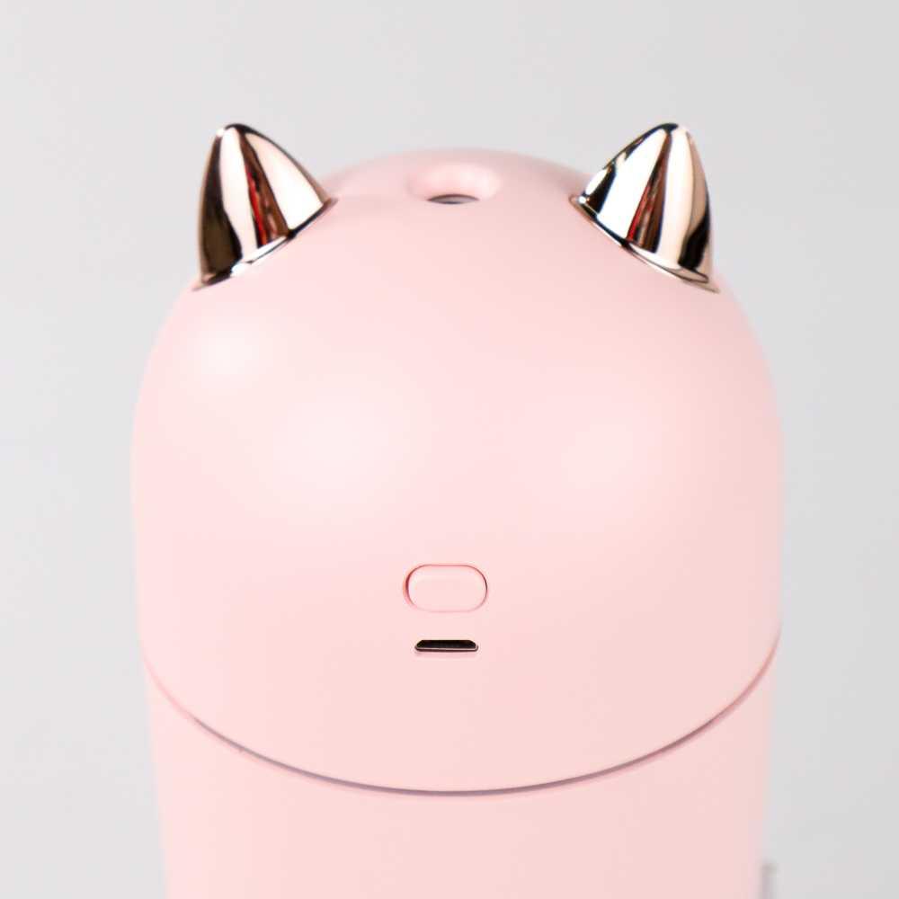 Taffware Humi Humidifier Pelembab Udara Diffuser Cute Cat 300ml - A205