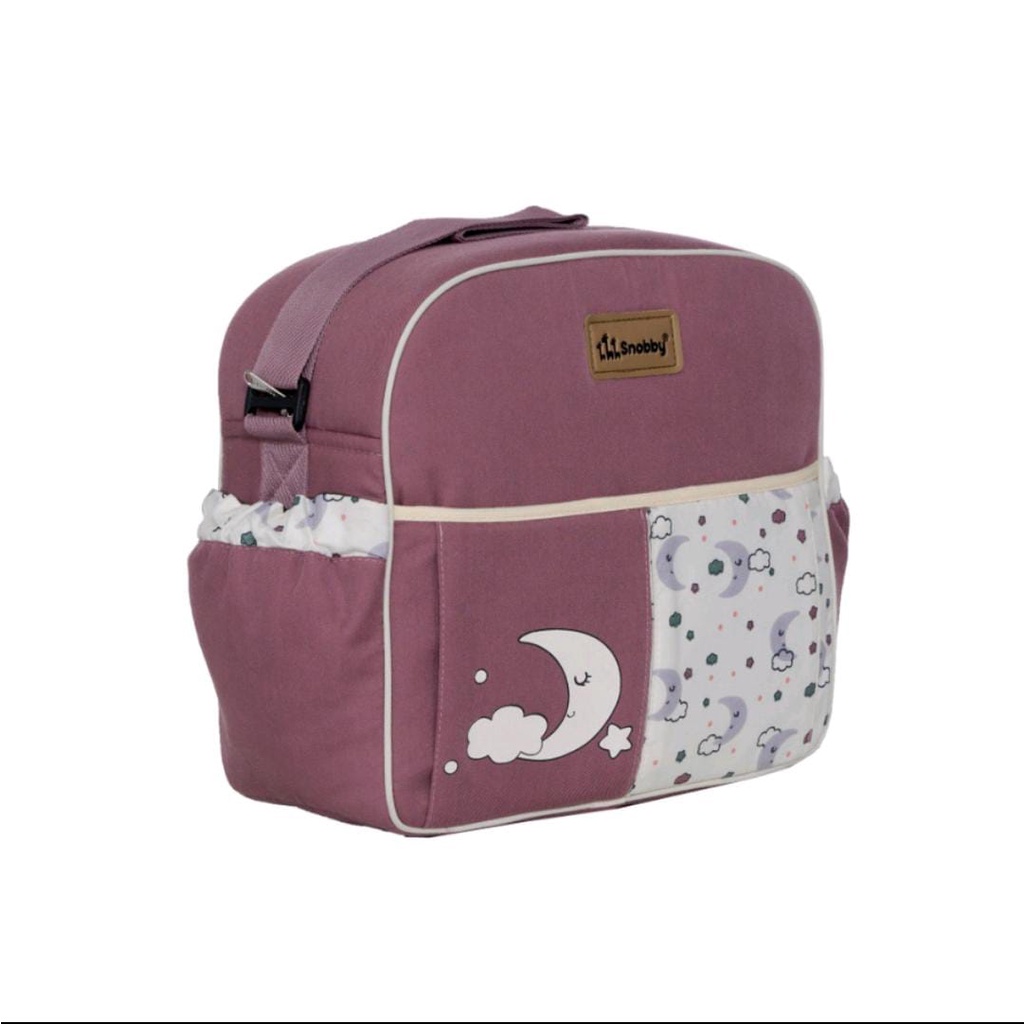 Snobby Tas Bayi Medium Saku Print Glowy Series - SBT7272