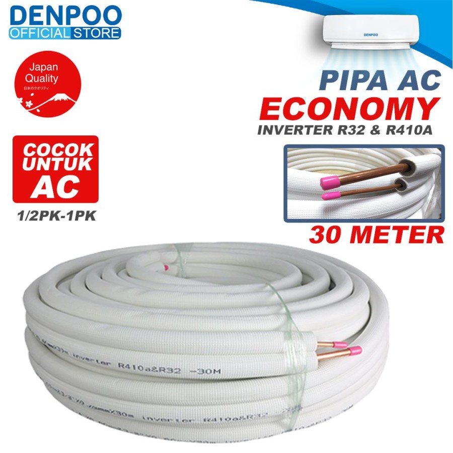 DENPOO PIPA AC UNTUK AC 1/2PK - 1PK