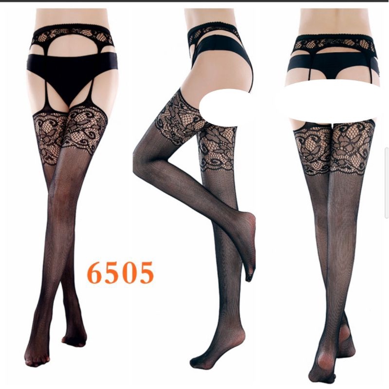 Aneka Stocking jaring halus motif women sexy garter halloween transparant