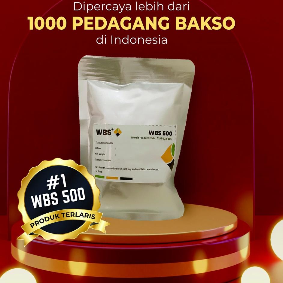 

(♥C6369] Enzim WBS 500 - Perenyah - untuk kress bakso / sosis / nugget (repack)