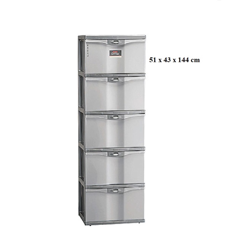 lemari Laci Susun 5 kabinet Primera Container L5 Lion Star PM-15