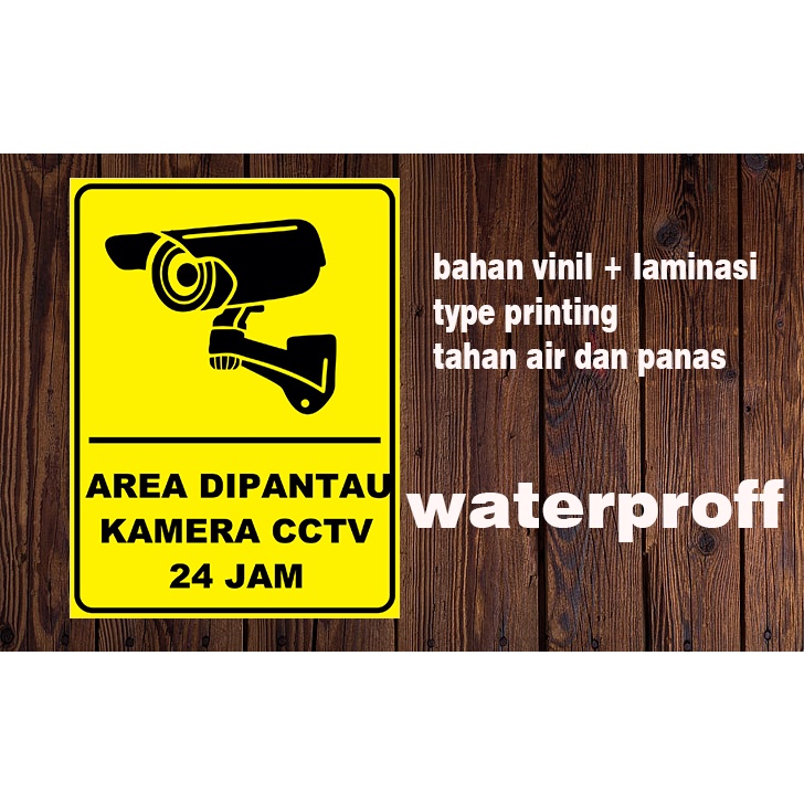 

STIKER CCTV Kuning