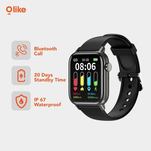 Olike Smartwatch W13C Smart Watch Bluetooth Call Touchscreen IP67 - Garansi Resmi