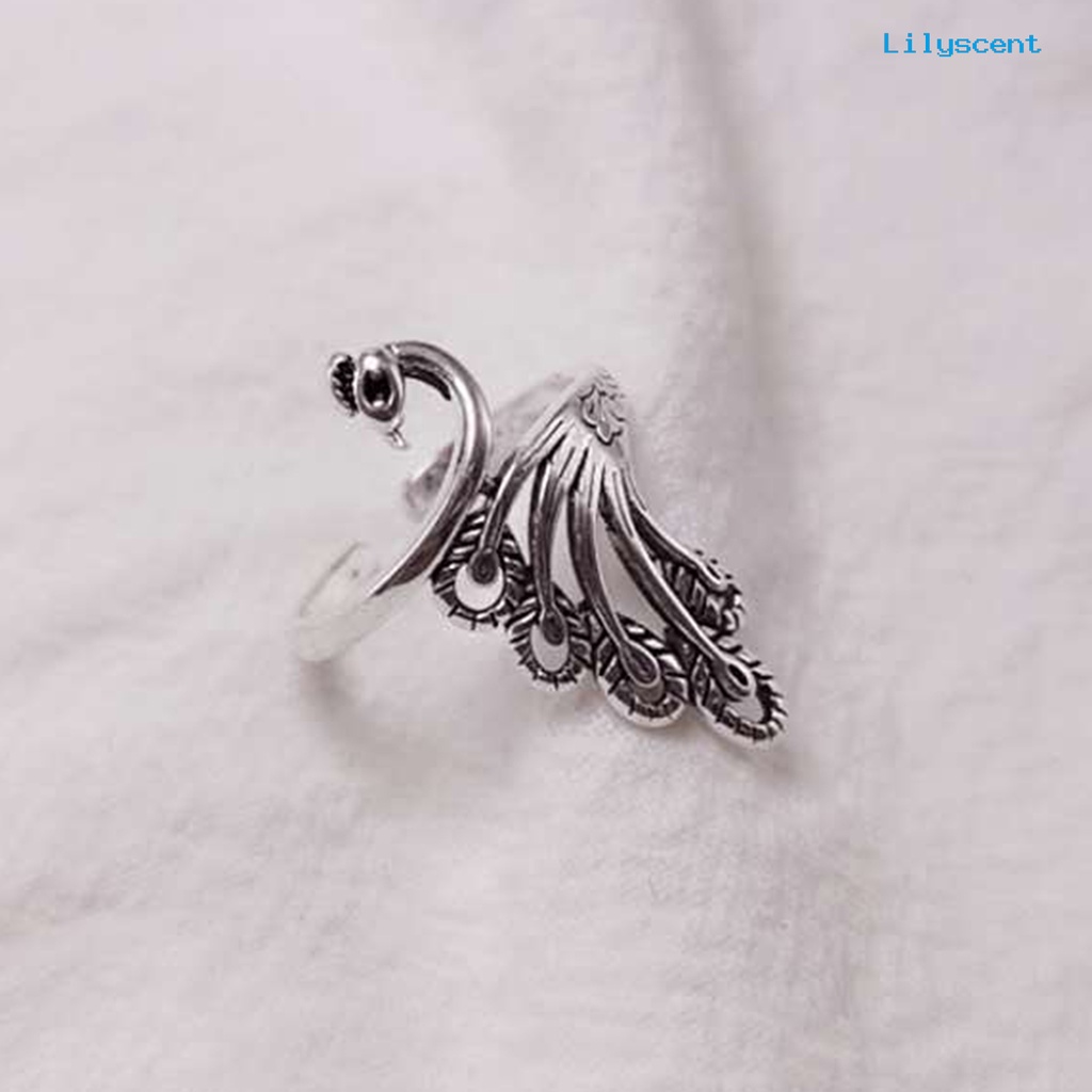 [LS] Retro Adjustable Opening Ring Alat Rajut Memakai Benang Bidal Aksesoris Jahit