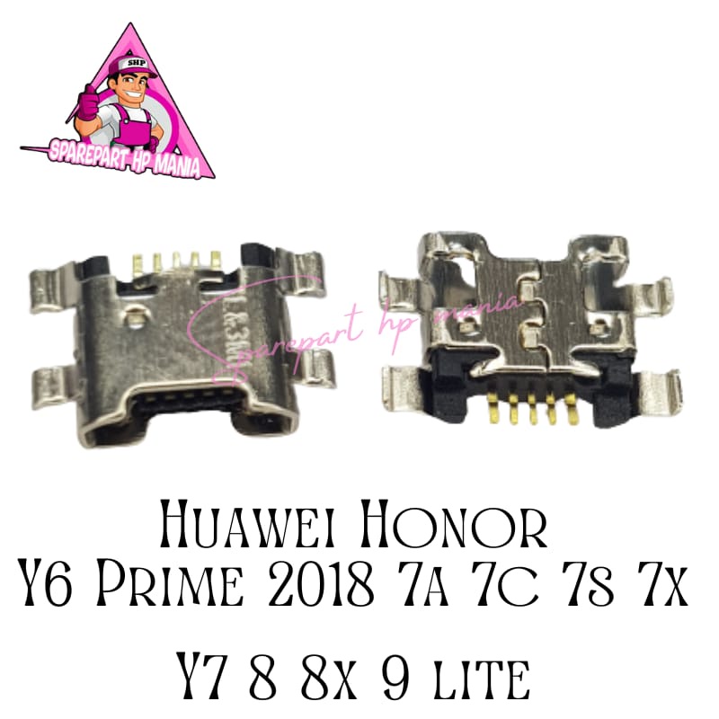 KONEKTOR CAS HUAWEI HONOR Y6 PRIME 7A 7C 8 PLUS 9 LITE CONNECTOR CHARGING PORT USB