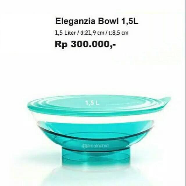 Tupperware Eleganzia Bowl  ukuran 1.5L