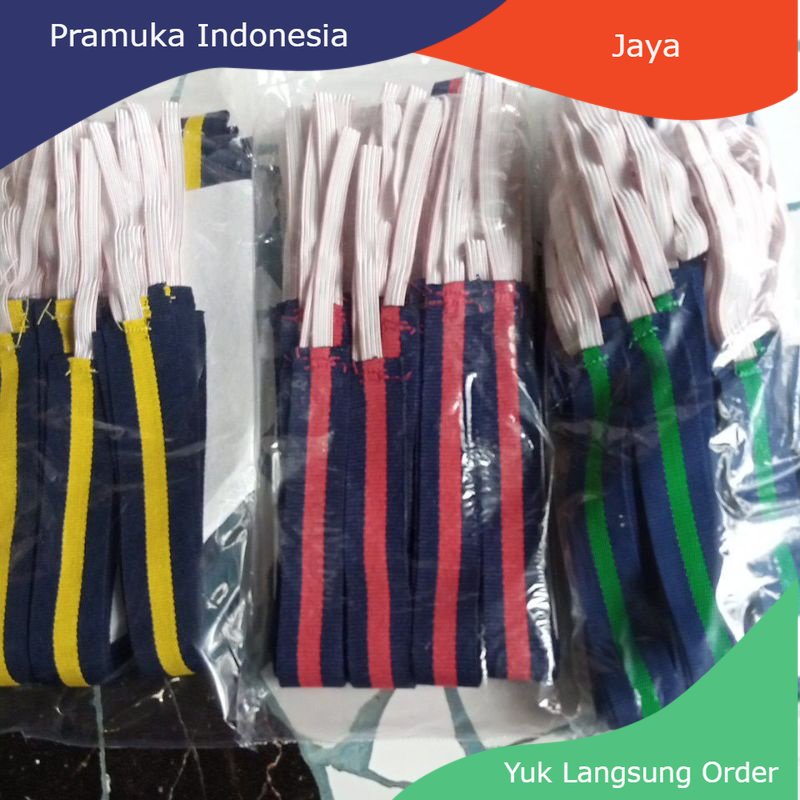 

Ready Pita Mahir 20 biji Pramuka Siap kirim Dari Semarang Jawa Tengah