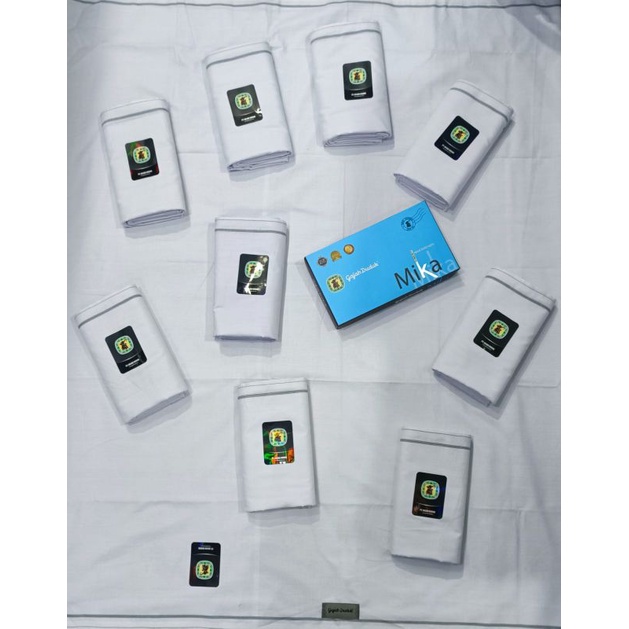 Sarung Gajah Duduk Mika Putih Polos || Original Gajah Duduk