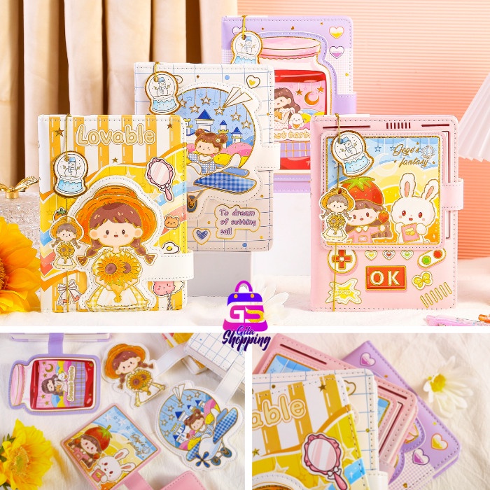 

MAGNETIC NOTEBOOK DIARY GEGE'S FANTASY / JURNAL AGENDA BUKU TULIS 6031