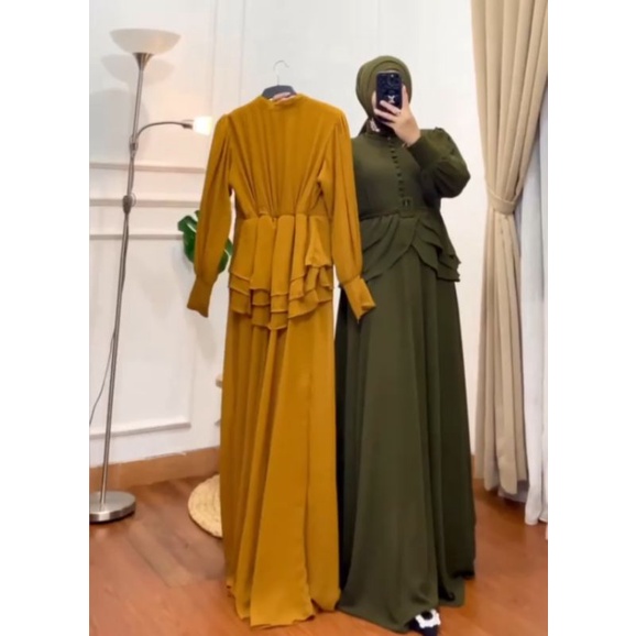 GAMIS SERUTY POLOS AMADANA TERBARU