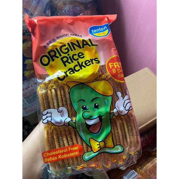

Original Rice Crackers Tenten UK jumbo 340+68g Snack Asli Malaysia