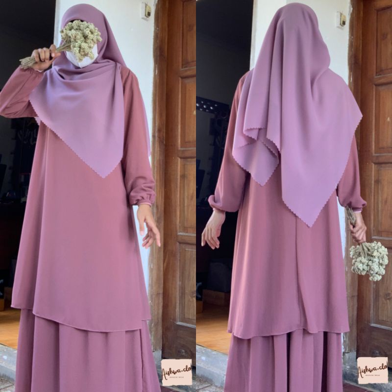 GAMIS QANITA M-L-XL-XXL BY AISHWA.CLO / GAMIS CERUTY JUMBO