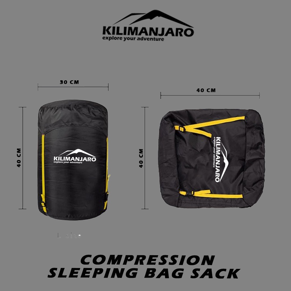 Sarung SB Sleeping Bag Kilimanjaro - Kilimanjaro Compression Sleeping Bag Sack - Kantung SB - kantong SB
