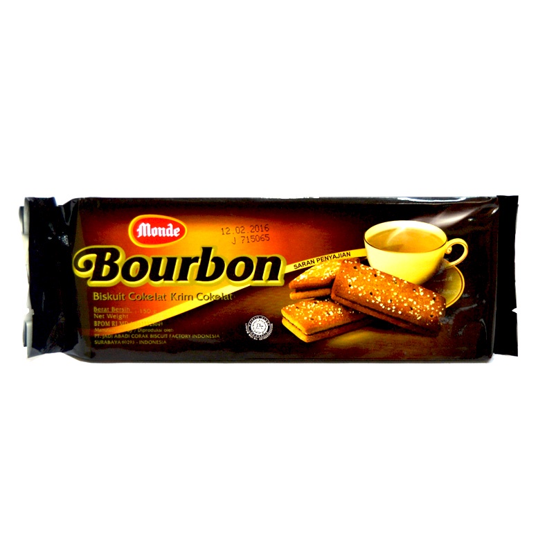 

Monde Biscuit Bourbon Coklat 150Gr