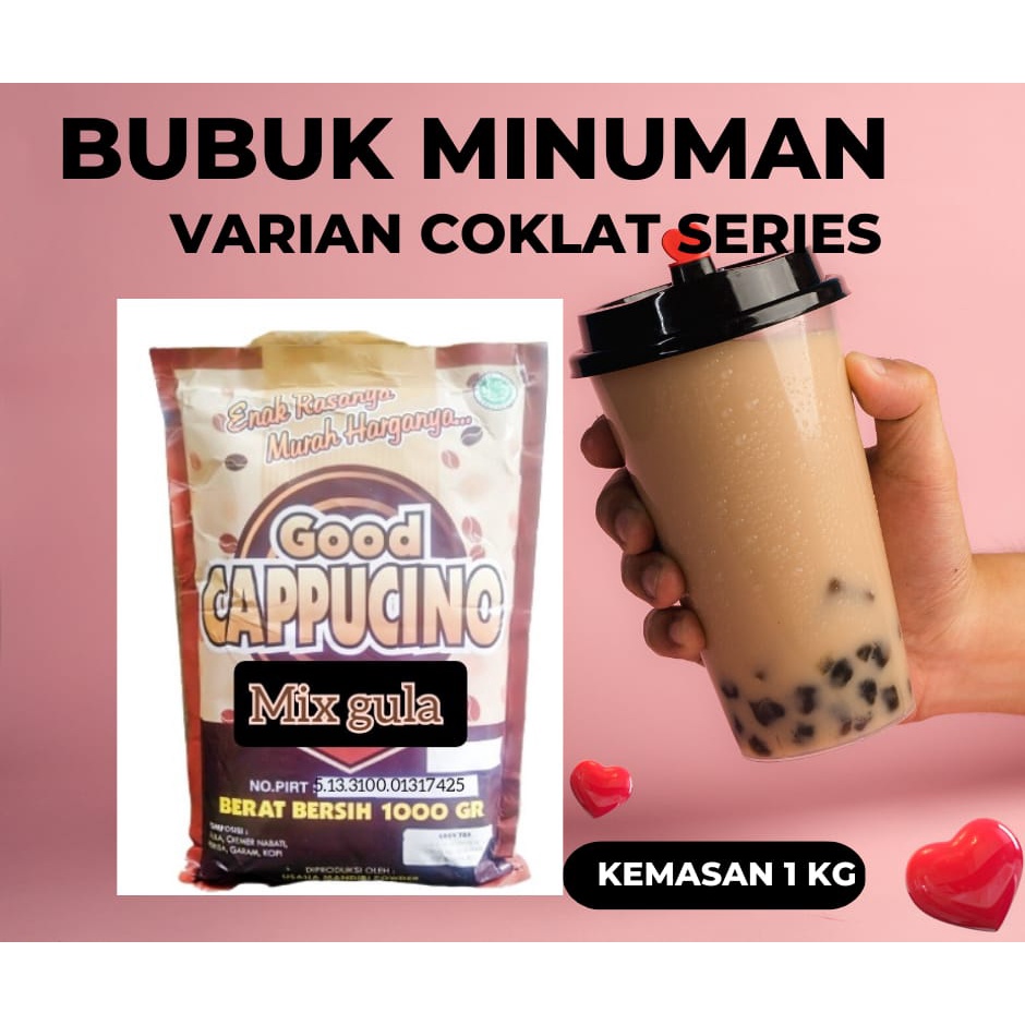 

Bubuk Minuman Rasa Coklat 1 Kg Serbuk kekinian Untuk Bobba milkshake esblend Jelly Drink Mix Gula