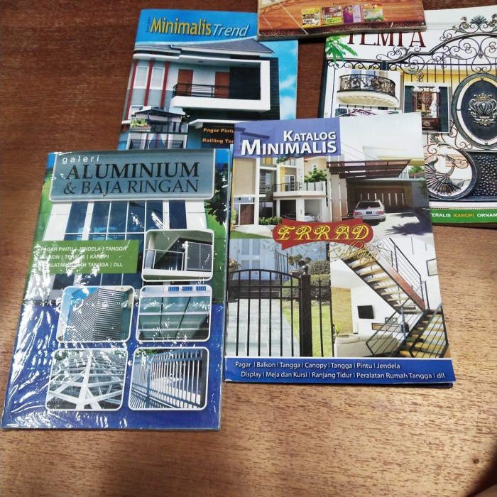 katalog pagar kanopi canopy teralis tangga pintu BUKU PENGETAHUAN CATALOG MODEL majalah galery tukang  BAJA RINGAN KANOPY CANOPY DESIGN MINIMALIST MINIMALIS