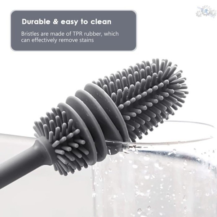 barokahgamis SILICONE CUP BRUSH CLEANING TOOL PREMIUM / SIKAT BOTOL