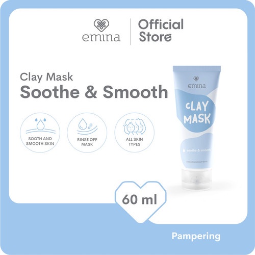 EMINA CLAY MASK SOOTHE AND SMOOTH - 60ml