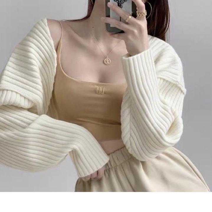 Terlaku.. CROP TOP OVERSIZE BOLERO | CARDIGAN CROP OUTER RAJUT ✰daa❁