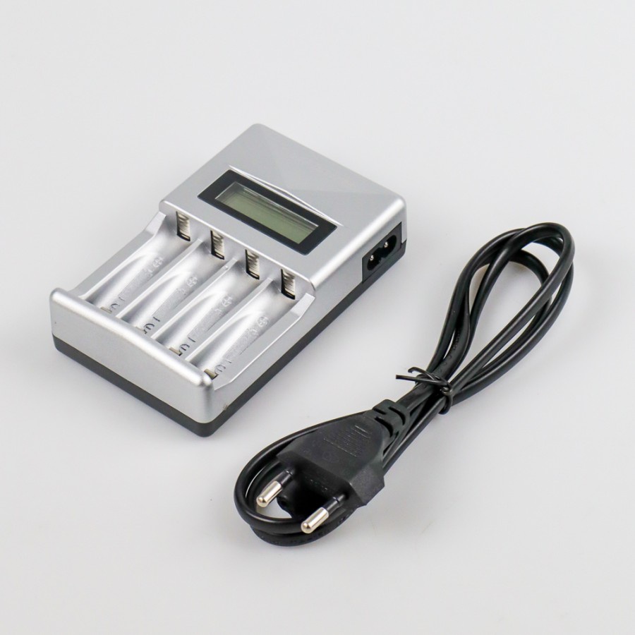 (UMU SUPPLIER) TAFFWARE SUPER CHARGER 4 SLOT BATERAI LCD AA AAA NIMCH NICD BATTERY