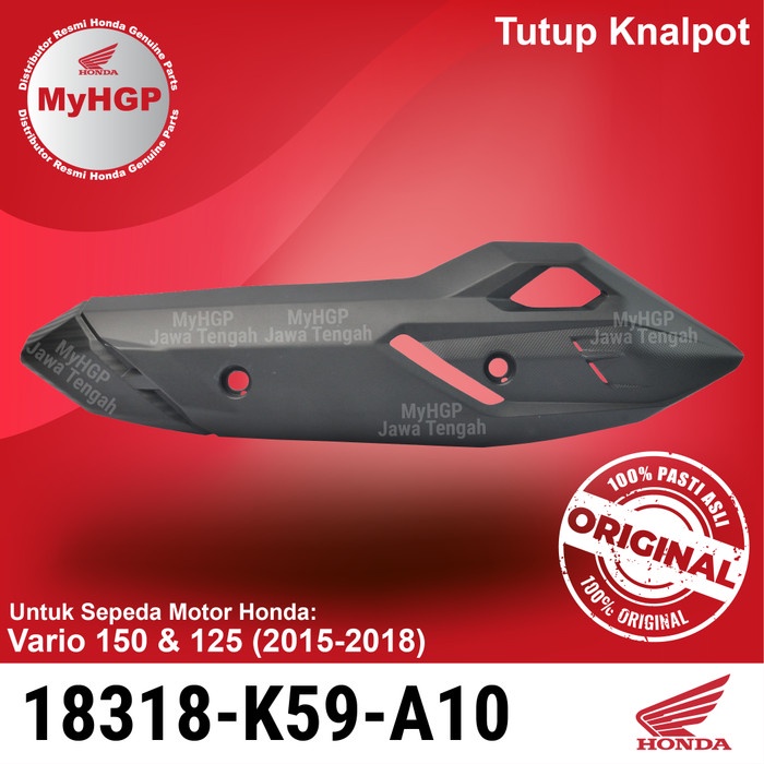 18318K59A10 - Cover Protector Muffler - Vario 150 125 Old 18318-K59-A10 18318 K59 A10 Tutup pelindun