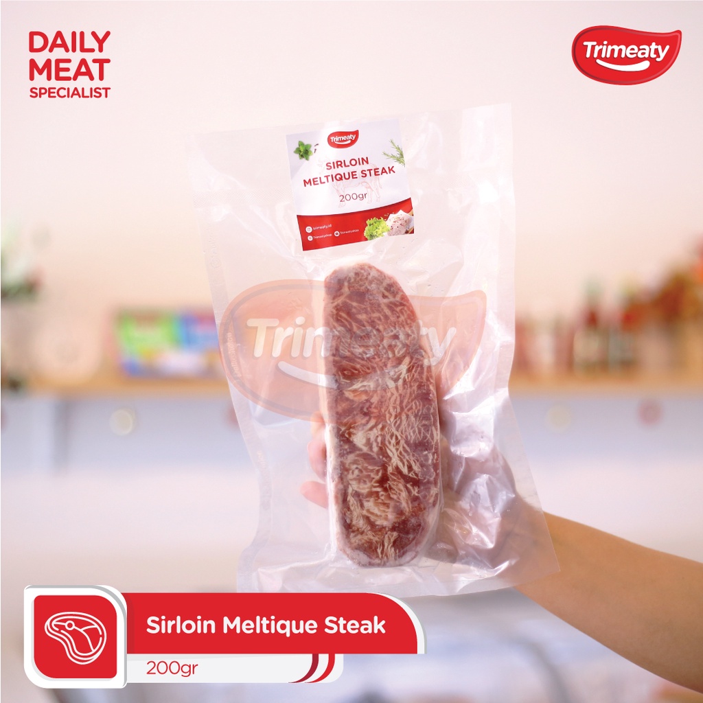 

Sirloin Meltique Steak / Beef Steak Juicy - 200gr