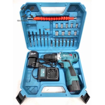 Mesin Bor Tangan BATERAI 10mm 18Volt SH189 MAILTANK / Impact Drill CORDLESS Bor Tangan Besi 10 mm Kayu Beton 18V SH 189 MAILTANK