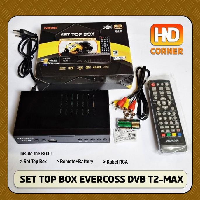 SET TOP BOX EVERCOSS DVB T2-02