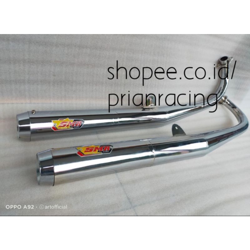 knalpot Rx king Rx spesial standar racing SMR full chrome // suara garing kemrincing istimewa NO RCB